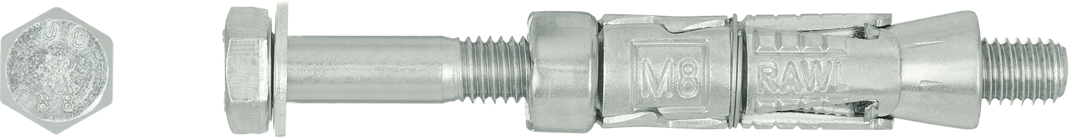 R-RBL Rawlbolt® - Loose Bolt for use in cracked and non-cracked concrete